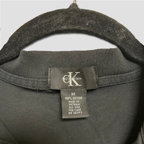 Calvin Klein Men's Short Sleeve Polo - Black - Picture 3 of 3